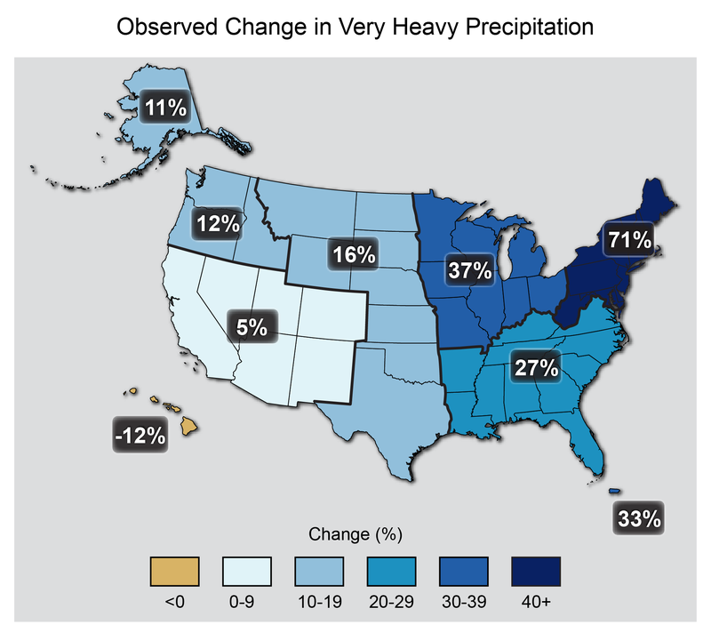 Illustration for article titled The West gets Drier while the East gets Wetter